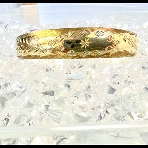 10k golden Adjustable bracelet